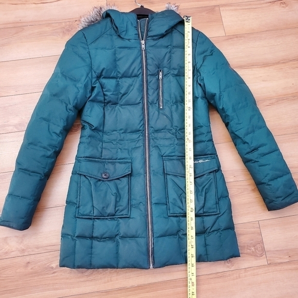 Eddie Bauer Women Coat Puffer Parka Green Size XS - Picture 11 of 16